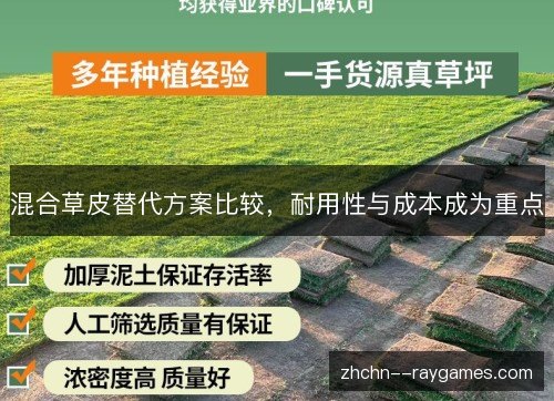 混合草皮替代方案比较，耐用性与成本成为重点